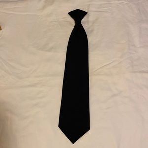 Black Clip on Tie